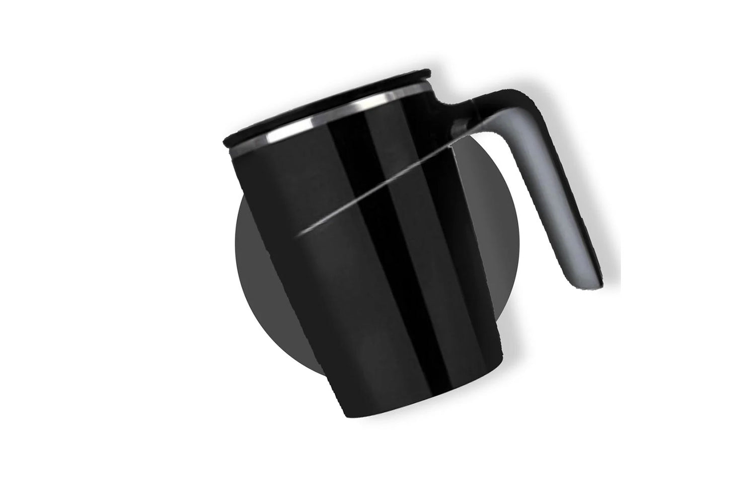 Artiart Grace Spill Proof Mug 470ml-Black (Set of 2)