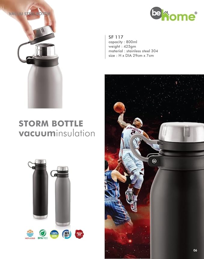 Behome Storm Vacuum Bottle 800ml (Set of 2)