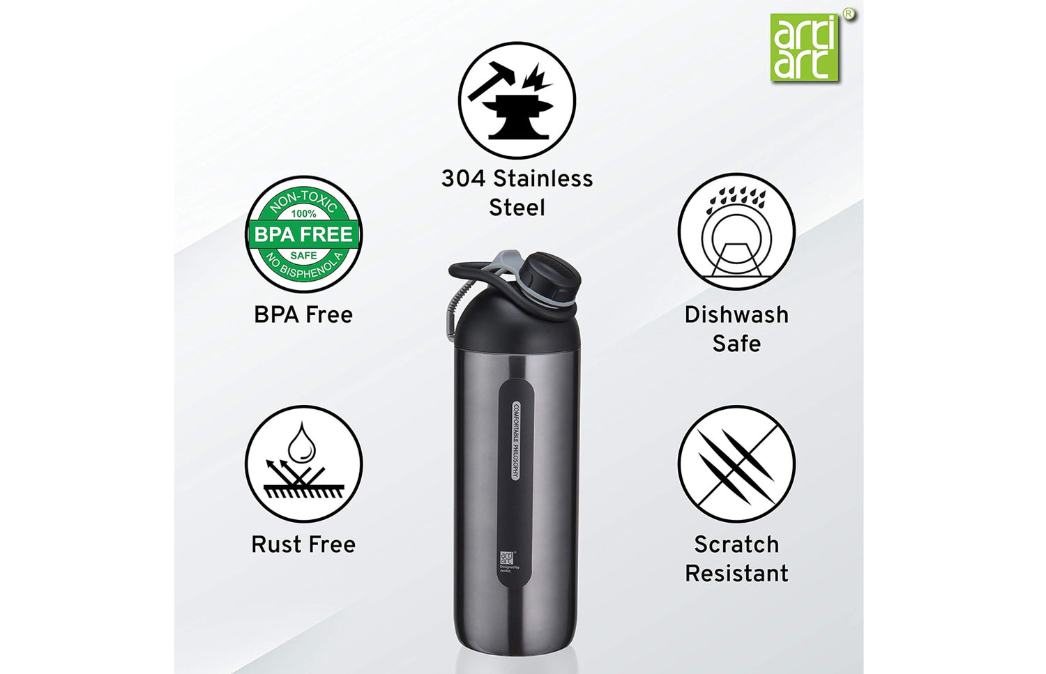 Artiart Artist Spill Proof Bottle 450ml (Set of 2)