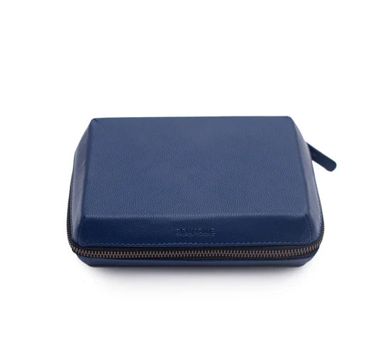 Oblique Ally PU Tech Organizer Pouch-Navy