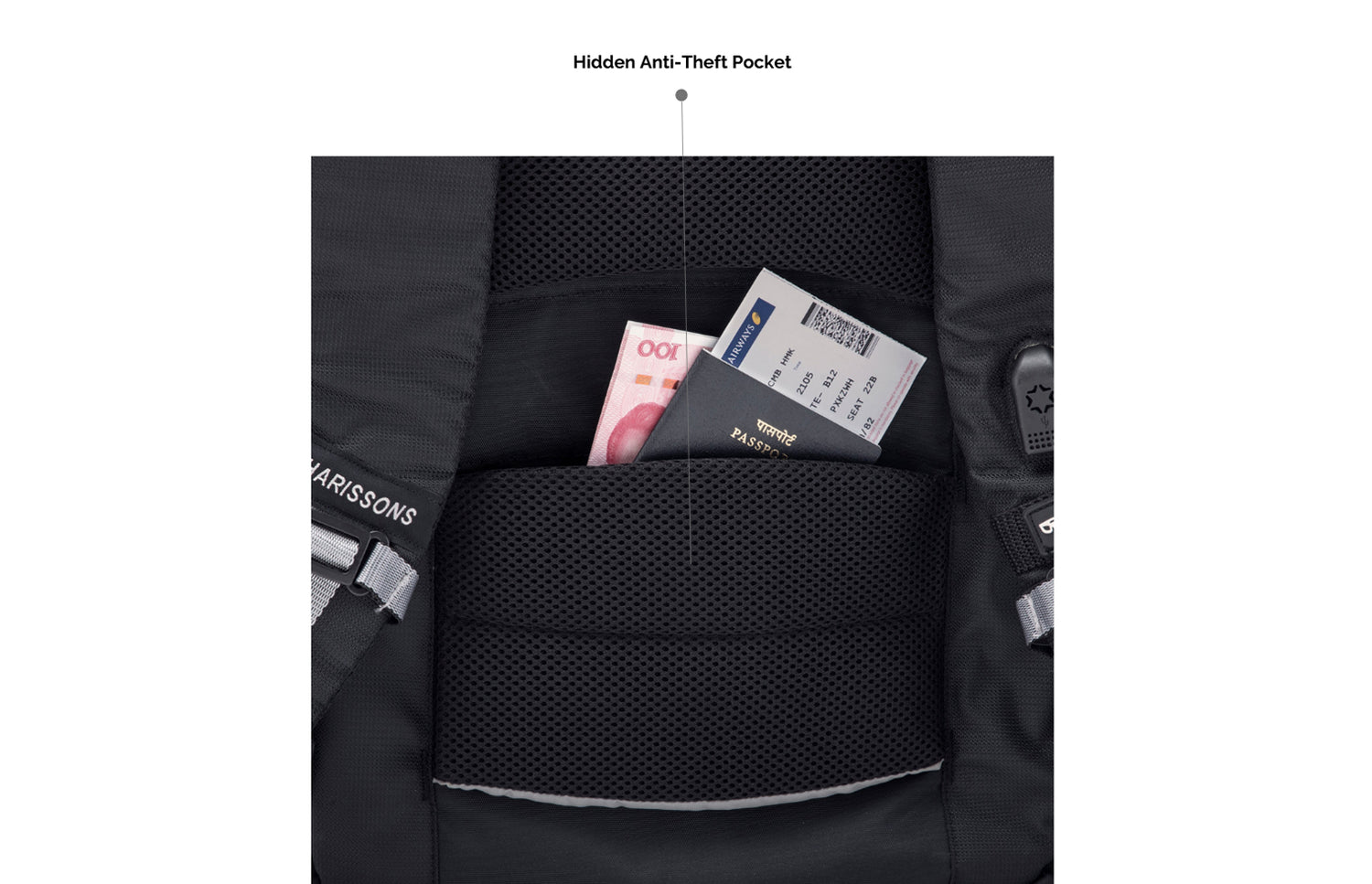 Harissons Sirius Premium Laptop Backpack-Black