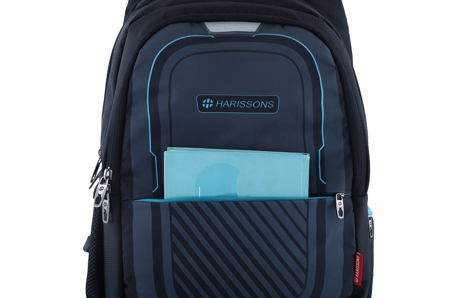 Harissons Verge Laptop Backpack-Black/Teal