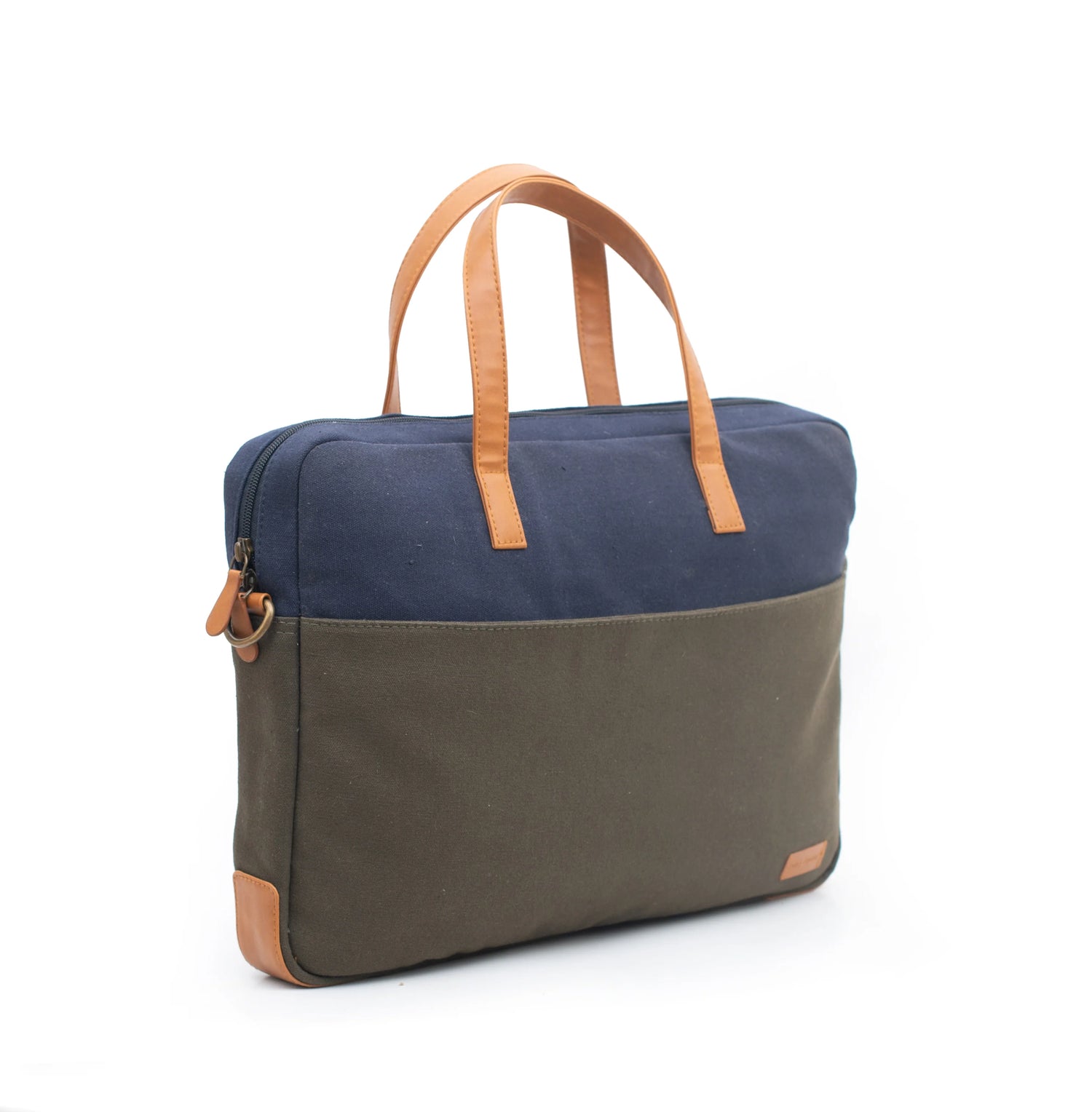 Oblique Oliver Laptop Messenger Bag-Olive
