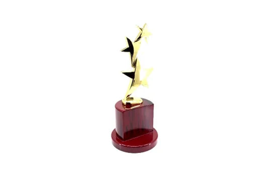 Metal 3 Star Trophy