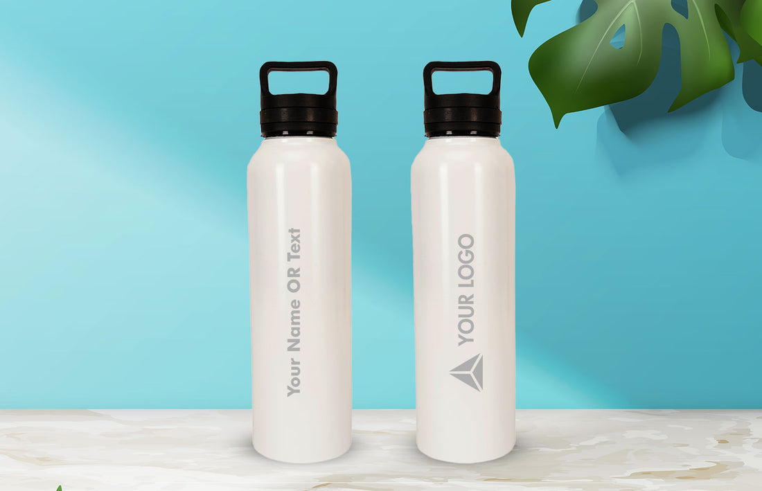 Stainless Steel MWB-122 Bottle 1000ml-White (Set of 5)