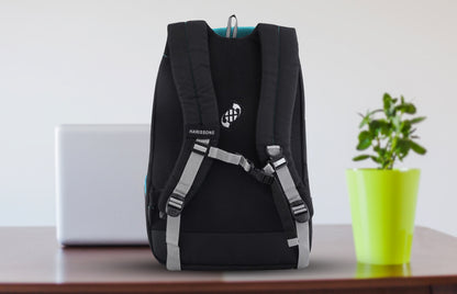 Harissons Verge Laptop Backpack-Black/Teal